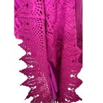 Ultra Pink  Women's Lace Flowy Sleeve Lined Blouse Sz S NWT Photo 5