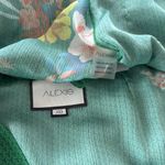 Alexis  Mint Floral Kimono and mini wrap skirt size xs Photo 4