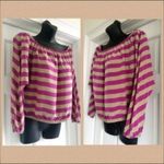 BCBGMAXAZRIA  Striped Cropped Top Size S Photo 2