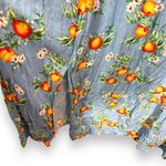 Torrid Maxi Textured Woven Double Slit Oranges Print Dress Photo 3