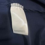 Halston Navy Wrap Dress XL | Long Sleeve | Stretch V Photo 6