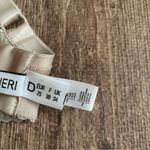 I.D. Sarrieri Women's Tan Lace Silk Balconette Bra Size 34D Photo 2