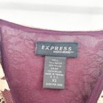 EXPRESS  Womens Y2K Romantic Coquette Feminine Lace Overlay Cami Tank Top Size XS Photo 2