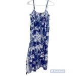 Old Navy Shirred Top Maxi Dress | Blue Tie Dye Comfy Summer Dress | Size Medium Photo 1