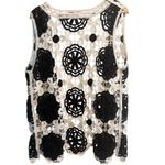 House of Harlow 1960 Floral Crochet Vest OS Boho Hippie Gypsie Cottagecore Photo 1