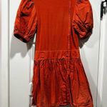 Aureum Rust Colored Puff Sleeve Romper Size XS Orange Photo 2