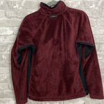 Columbia  Burgundy Fleece Zip up Jacket Photo 1
