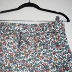 J.Crew Fiery Sunset Floral Printed Tie Waist Shorts Size 8 Photo 1