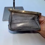 American Vintage Vintage Eel Skin Makeup Case with Mirror and Kisslock Photo 3