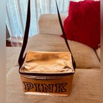 PINK - Victoria's Secret  Gold Metallic Crossbody Bag Photo 0