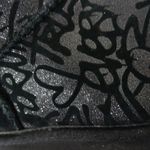 UGG  black printed suede ankle boots size 6 Photo 10