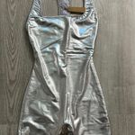 SKIMS Metallic Swim Cycle Suit in Limited Edition 🪩NICKEL🪩 Photo 1