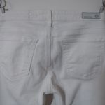 AG Adriano Goldschmied AG The Stevie Ankle Slim Straight Distressed White Jeans 26R Photo 6