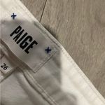 Paige  Women's Crisp White Skinny Jeans Photo 1