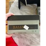 Vintage Bally Brown Leather Embossed Lizard Slingback Flat Sandal Size 10 Photo 2