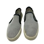 Vince Bram Mesh Suede Slip On Sneakers Grey Black Neutral Low Top Womens 6.5 Photo 1