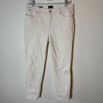 Talbots  Slim Ankle Jeans Size 8P Cream‎ Casual Denim Pants Photo 1