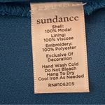 Sundance  “Bright Pathway” teal, embroidered, shift dress w/POCKETS. Size XS. EUC Photo 10