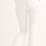 Madewell New! Tall Cali Demi-Boot Jeans in Pure White: Raw-Hem Edition, 30T Photo 0