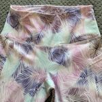 Gaiam  White/Pink/Purple WIde Waistband Leggings Size Small EUC #6163 Photo 1