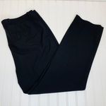 Calvin Klein Black Flat Front Trousers Sz 14 Photo 0