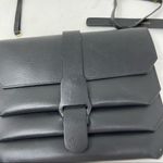 Senreve Black Leather Pebbled Convertible Belt Clutch Crossbody Bag Photo 2