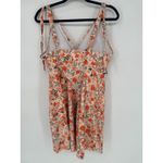 Bloomchic Sleeveless Swim Dress Orange Floral Print Size 14 Photo 4