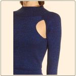 Open Edit 💥REDUCED💥 NEW Sparkle Cutout Sweater in Navy Blazer Small Photo 1