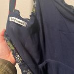 Reformation  Christine Navy and Red Floral Mini Dress, Size 6P (Petite) Photo 10