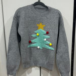 Gray Sweater with Christmas Tree Design Size undefined Photo 0