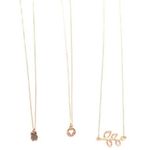 🔴Set of 3 necklaces🔴 Gold Photo 0