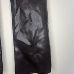 Aritzia NWT Wilfred Beatrix Faux Leather Flare Pant Rich Mocha Brown Photo 2