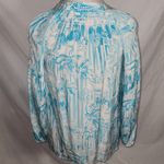 Lilly Pulitzer  Womens La Via Loca Captain‎ Silk Elsa Blouse Small Photo 1