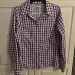 Columbia Sportswear Omni Shade Sun Protection Plaid Button Up Shirt Women L G Photo 0