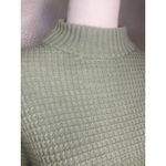 Hollister  Women’s Size Small Sweater Cropped Green Waffle Knit Photo 1