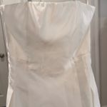 Lulus  Strapless White Wedding Gown Photo 2