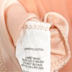 Anthropologie Sleeveless Chiffon Flowy Peach Pink Orange High Low Dress Small Photo 6