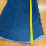 Good American  Denim Raw Hem Cap Sleeve Women's Mini Dress Size 1 Photo 6