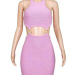 Lovers + Friends Francesca Knit Mini Dress, Bubble Gum Pink, Large Photo 1