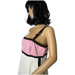 Liz Claiborne Vintage Y2K Liz Claborne colorblock cotton dress white pink black size medium Photo 3