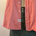 Frank & Eileen Italian Woven Cotton Women's Pink Herringbone Shirt Size XS Photo 1