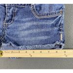SO  Shortie Cut Off Shorts 26x2 Blue Flap Pockets Embellished Booty Juniors Tag 1 Photo 5