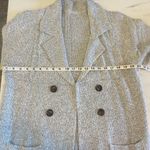 Cici Bird Womens Heather Gray Double Breasted Long Knit Cardigan Sz M Cozy Size M Photo 8