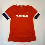Nike ‎ Women's Orange Clemson Short Sleeve Tee size Large Photo 1