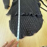 Free People Black Lace Stretchy Y2K Sweater Tunic Size XS 1538 Photo 9