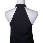 C/MEO COLLECTIVE Distant Land High Low Scuba Front Zip Long Top, Black, Size XS Photo 9