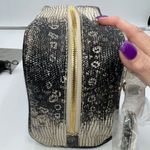 LOGO By Lori Goldstein  Snakeskin Embossed and Pink Leather  Double Zip Camera Cr Photo 4