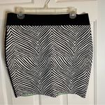 Opening Ceremony Black and White Zebra Patterned Mini Skirt Size Large Barney's Photo 1