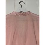 Caribbean Joe  · Pintuck Embroidered Tunic Blouse · Cotton · Pastel Pink · Medium Photo 7