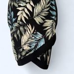 Almost Famous short sleeve black and green leaf print dress Photo 2